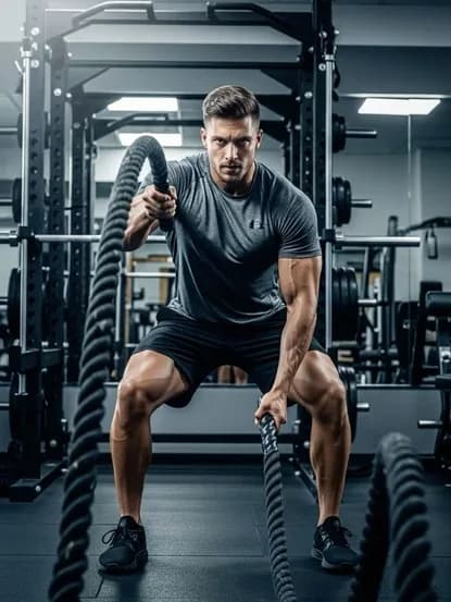 Ensaio fotográfico fitness com IA